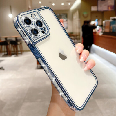 Clear Shockproof Glitter Diamond Case Cover For iPhone 13 Pro