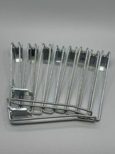 50 Haken Lochwand L30 Doppelhaken 30cm lang mit Klappverschluß Tego Tegometall