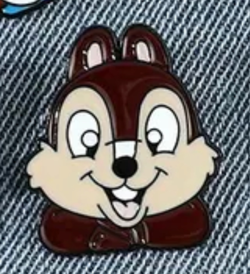 CHIP - RESCUE RANGERS enamel pin - cute lapel brooch cartoon - FREE SHIPPING