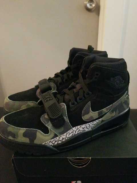 air jordan legacy 312 camo green