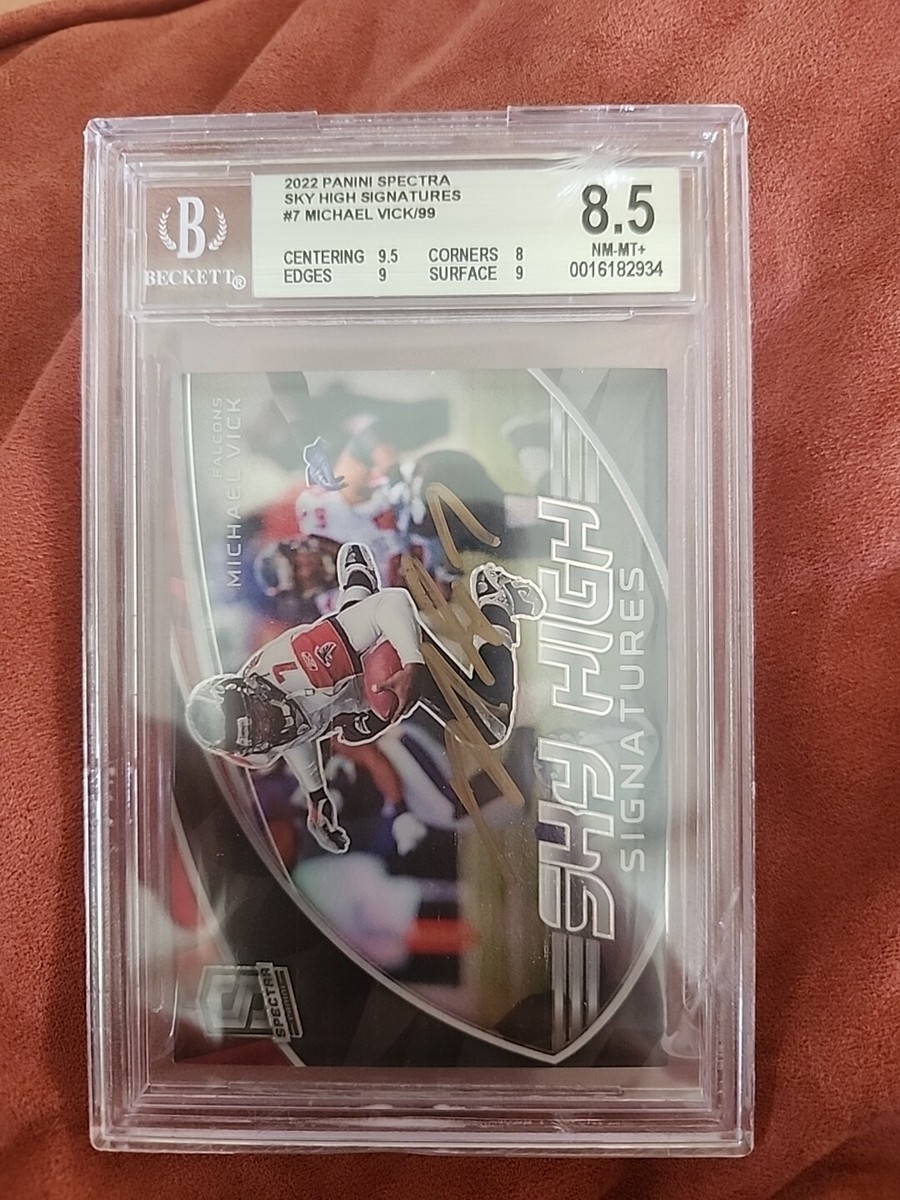 BGS 8.5 - /99 2022 Spectra Sky High Signatures #7 Michael Vick (AU