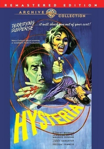 Hysteria DVD (1964) - Robert Webber, Freddie Francis - Picture 1 of 1