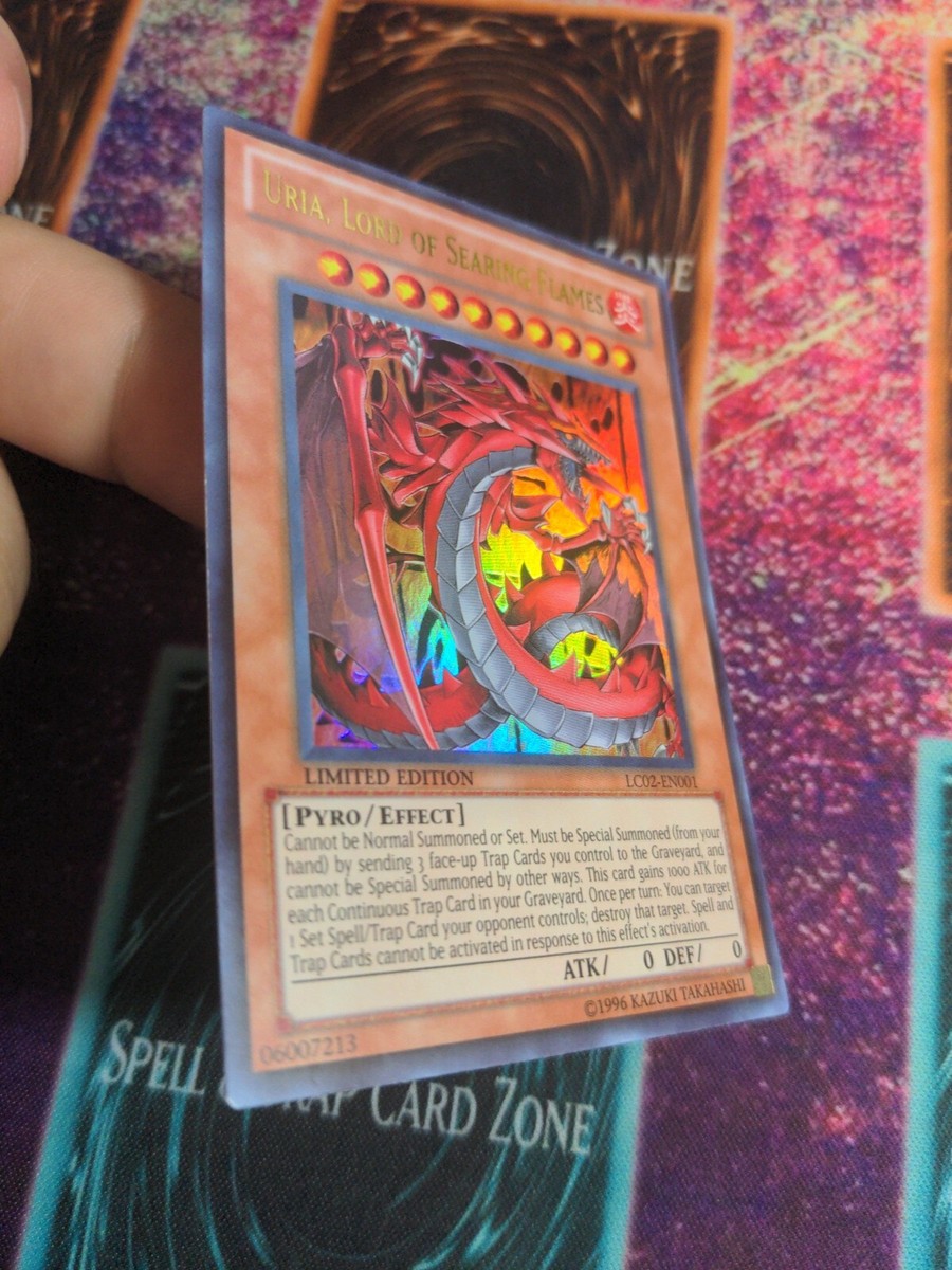 Yu-Gi-Oh! Uria, Lord of Searing Flames LC02-EN001 Limited Ultra