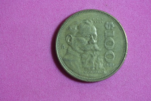 ESTATE FIND 1990 - MEXICO $100 PESOS V. CARRANZA! #J28554