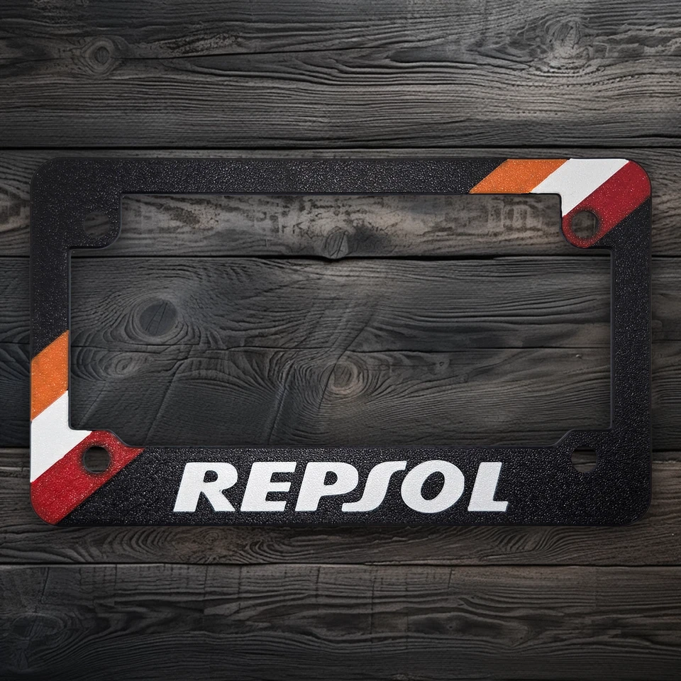 For Honda Repsol Racing Motorcycles Textured License Plate Frame (ALL YEARS) Foto 2 de 2