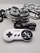 Lot of 9  Retro-Bit RetroDuo Replacement SNES Style Controller