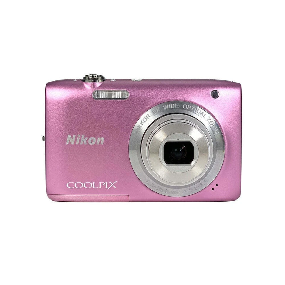 Nikon COOLPIX S2800 CCD Digital Camera 20.0MP 5x Optical Zoom Auto Focus Pink - Image 2 of 4