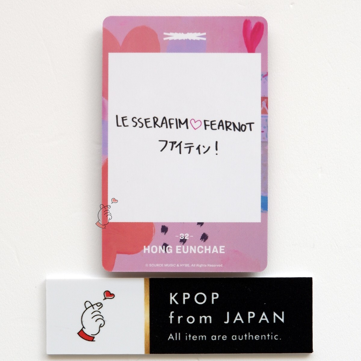 HONG EUNCHAE XRカードとLE SSERAFIMイベントカードセット LE SSERAFIM HONG EUNCHAE トレーディングカードセット - メルカリ