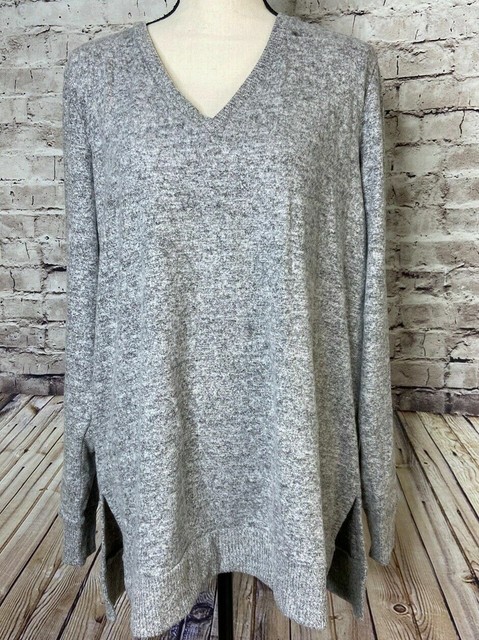 lucky brand v neck tunic sweater