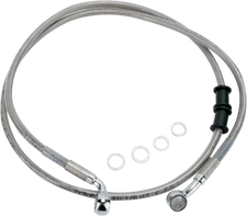 Drag Specialties Standard Length Front Stainless Steel Brake Line Kit 1741-2780