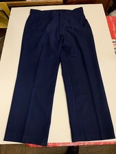 Vintage 1980's Levi's Navy Blue Women's Pants Wide Bottoms Size 40