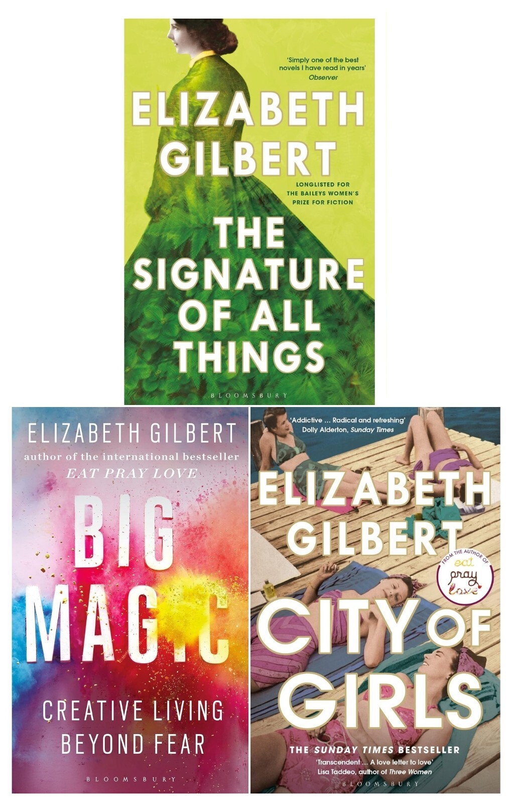 B&Q - Elizabeth Gilbert Collection 3 Books Set (City Of GirlsBig MagicThe Signature Of All Things) - Image 3