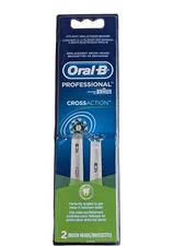 Oral-B CrossAction Electric Toothbrush Replacement Brush Head Refills, 2 Count
