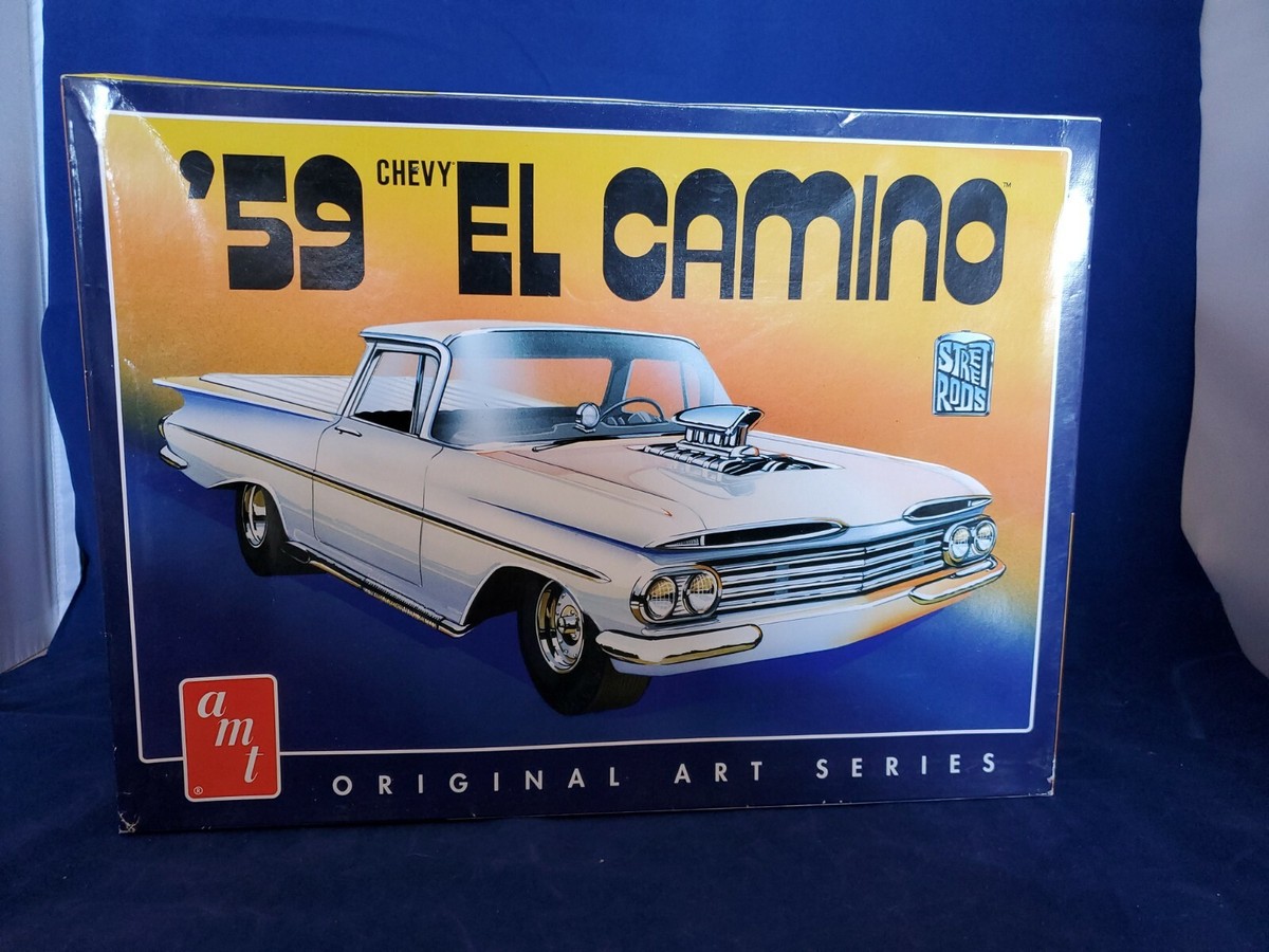 1959 CHEVY EL CAMINO 1/25 AMT MODEL KIT W/SPECIAL ART SERIES
