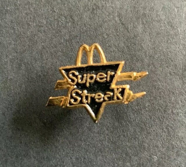 Vintage McDonald's Employee Crew Super Streak Lapel Pin eBay