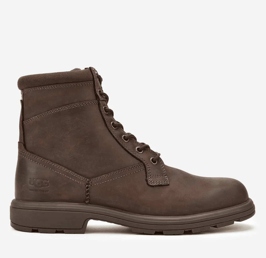 UGG MENS BILTMORE WORKBOOT STOUT BROWN LEATHER BOOTS