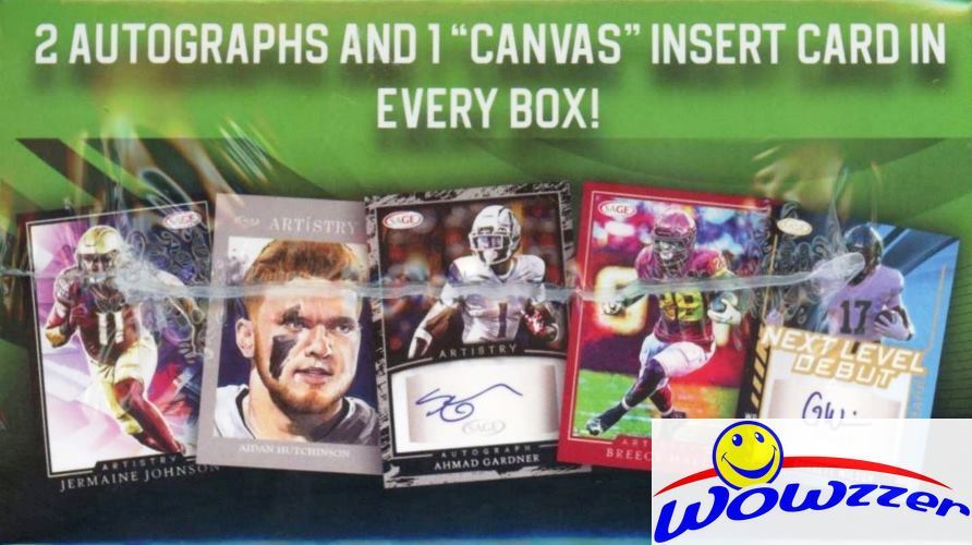 2022 Sage ARTISTRY Football EXCLUSIVE Factory Sealed Blaster Box-2 AUTOS+70 RCS+