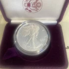 1986-S American Silver Eagle Proof $1 1 oz .999 Silver - Box and COA
