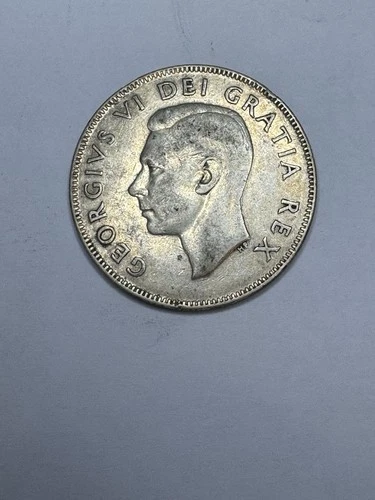 Photo of a 1951 Canada 50 Cents from an eBay listing that sold on Jul 12, 2026