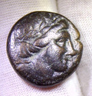 Ancient Greek Bronze Coin Thessalian League Apollo Athena Itonia 7.17g VF Rare — photo 5
