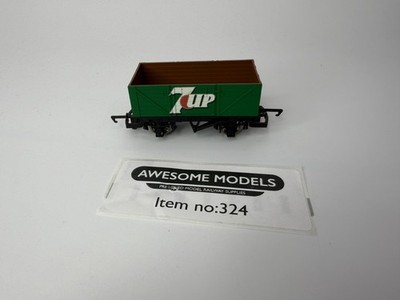 HORNBY R1015 7UP OFFENER WAGEN SPUR 00 MODELLEISENBAHN GUTER ZUSTAND GEBRAUCHT OHNE BOX