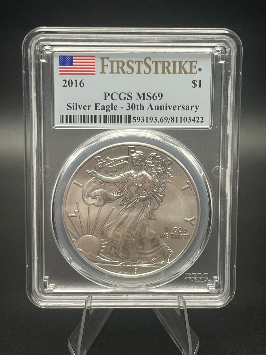 American Eagle MS 69 Graded 2016 Silver Bullion Coins for sale | eBay