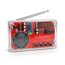 Portable FM Radio DIY Kit, Soldering Practice Projects FM 87-108MHz with LED ...