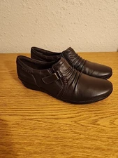 Clark's Collection Everlay Coda Brown Leather Women's Size 9