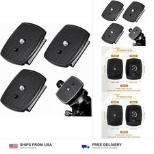 3 Pack Tripod Quick Release Plate 1/4" Mount Adapter Camera Ball Head