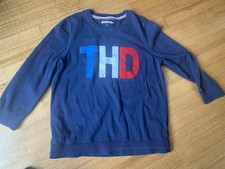 RARE Tommy Hilfiger Sweater Kids Youth L Navy Blue Preppy Streetwear Athleisure
