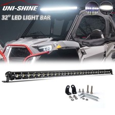 6d Ultra-bright 32inch Slim Led Light Bar Spot Work Offroad Suv Boat Driving Atv