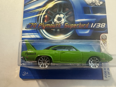 2006 First Edition Hot Wheels - '70 Plymouth Superbird (Green) | eBay