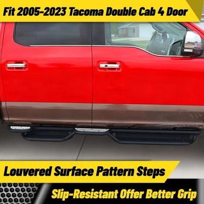 Running Board For 2005-2023 Toyota Tacoma Double Cab Dual-stage Drop Side Steps