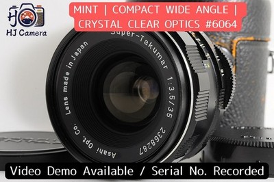 [NEUWERTIG] Pentax Super Takumar 35 mm f/3,5 MF Weitwinkel M42 Mount...