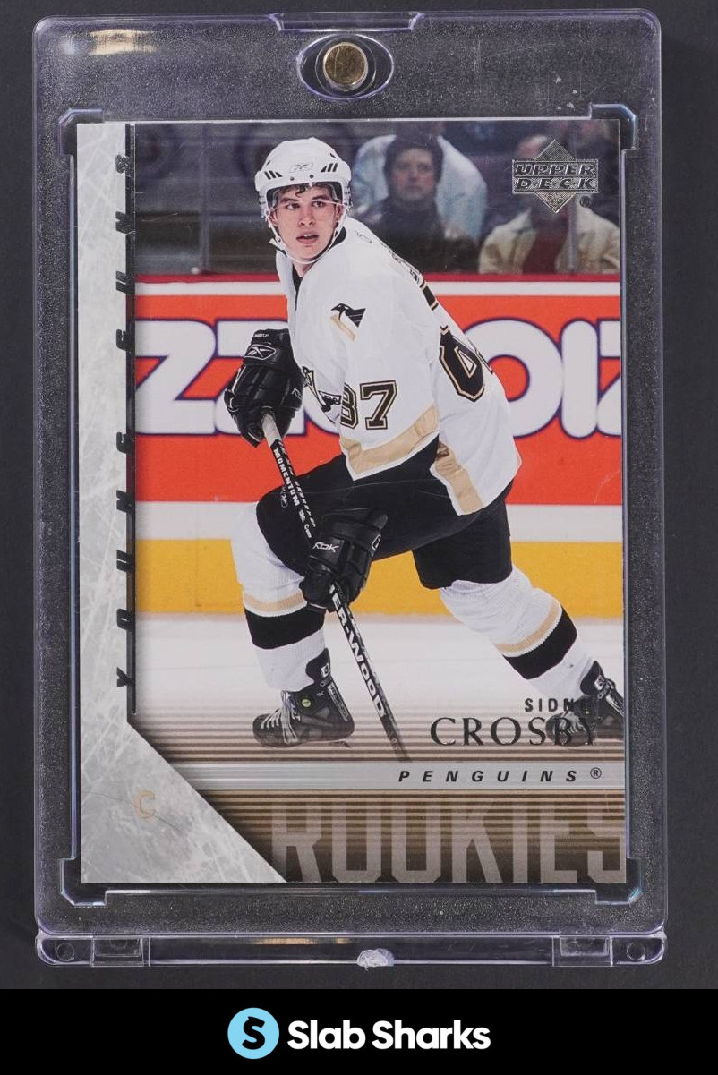 2005 UPPER DECK #201 SIDNEY CROSBY YOUNG GUNS ROOKIE RC