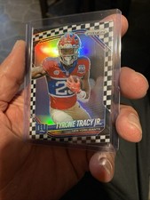 2025 Panini Prizm Football - Tyrone Tracy Jr Black & White Checkerboard SSP #203
