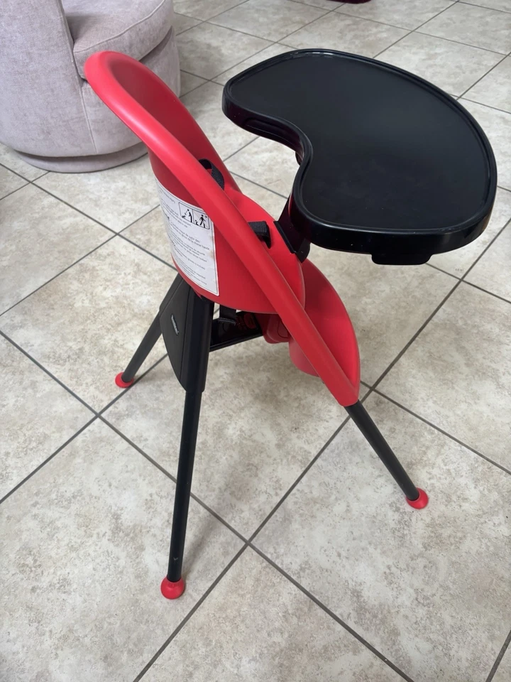 Silla alta plegable Baby Bjorn, roja Foto 4 de 4