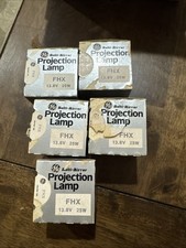 Lot Of 5 FHX 25W 13.8V Photo Projection LIGHT BULB Studio LAMP Projector NEW GE