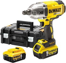 DeWalt DCF899P2-QW Trapano avvitatore a impulsi attacco 1/2" a batteria, 18V, 5.