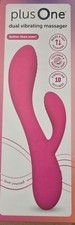 Plus One Dual Vibrating Massager - Rechargeable, Waterproof New 
