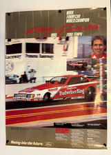 Kenny Bernstein 1985 Ford Tempo Drag Racing Poster Print 32x24 Nhra Funny Car Kenny Bernstein 1985 Ford Tempo Drag Racing Poster Print 32x24 Nhra Funny Car