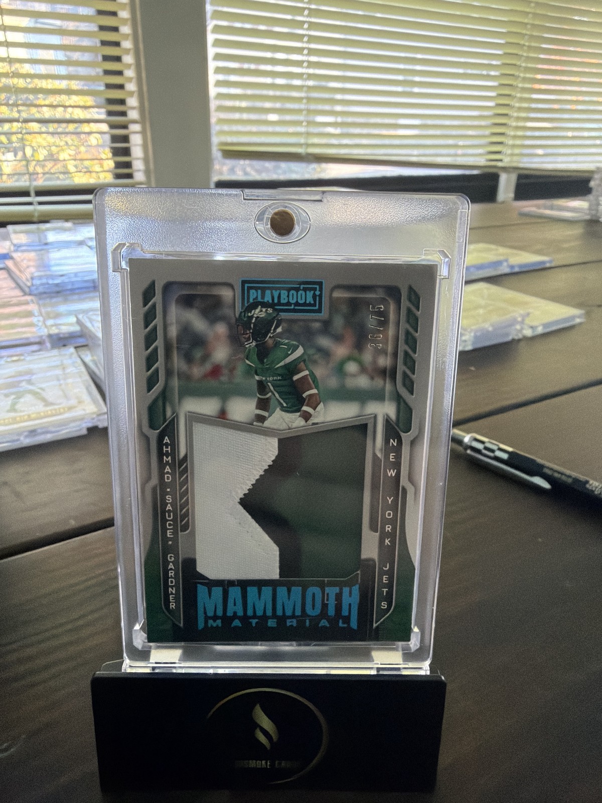 Sauce Gardner Panini Playbook Mammoth Material #MM28 Platinum