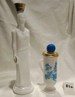 Vintage Avon Milk Glass Demitasse Cup And A Grecian Lady Milk Glass.