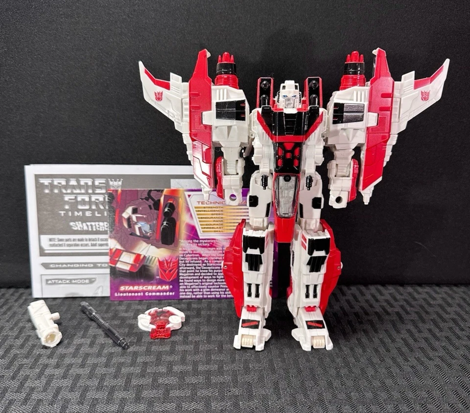 Transformers BotCon 2008 Starscream TFCC RARE - Complete! - Image 2 of 4