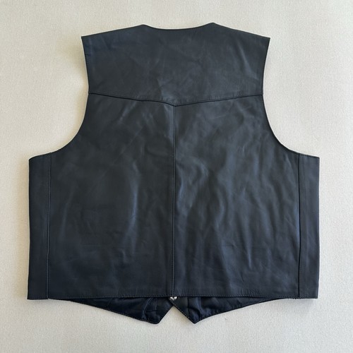 Guide Gear Leather Vest Mens Large Field Tested Conceal Carry Black Motorcycle - Picture 6 of 22