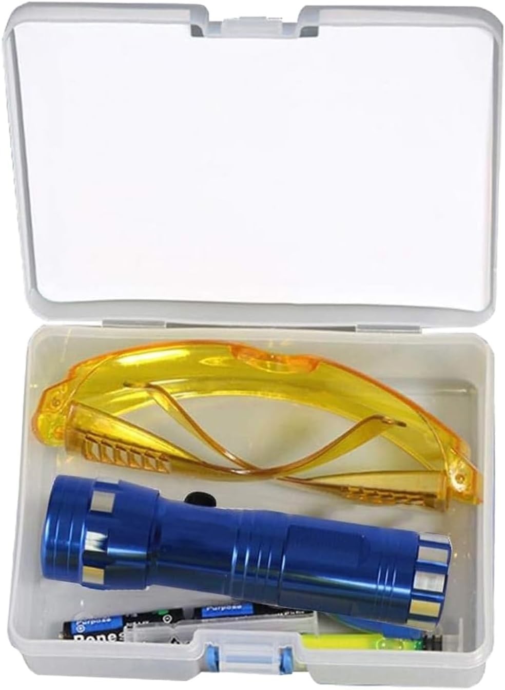 Automotive AC Leak Detector Kit with UV Flashlight for Refrigerant Testing