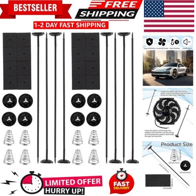 Fan Mounting Kit, 2-Pack Electric Radiator Fan Mounting Kit Compatible for Elec