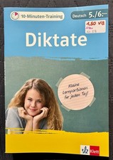Übungsheft, Diktate, 5./6. Klasse, Klett Verlag, 10-Min.-Training, Neu