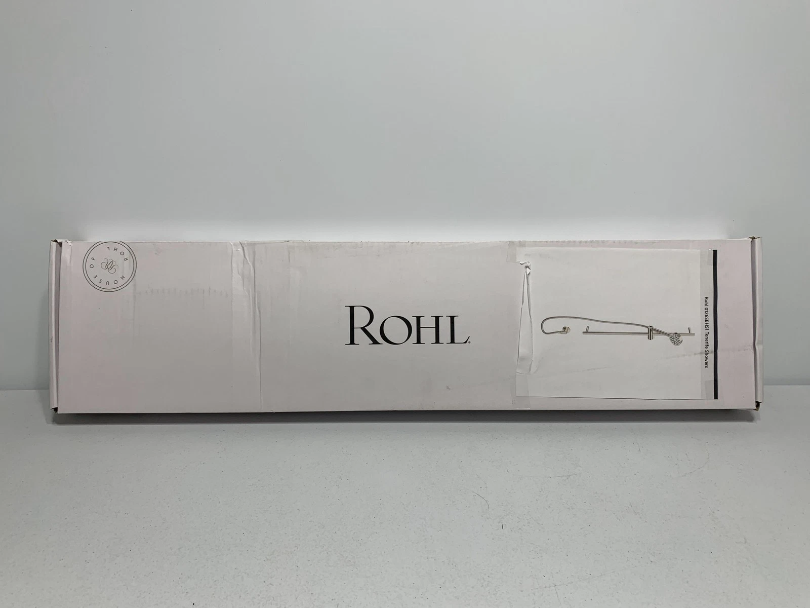 Rhol 0126SBHS1STN Handshower Set w/ 31" Slide Bar & Handshower Satin Nickel