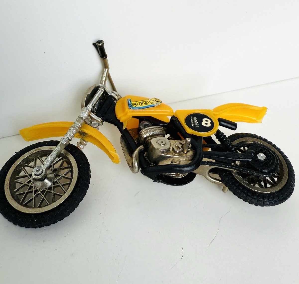 Vtg 1980 Zee Toys Ridge Riders Dirt Bike Die Cast Suzuki RM125